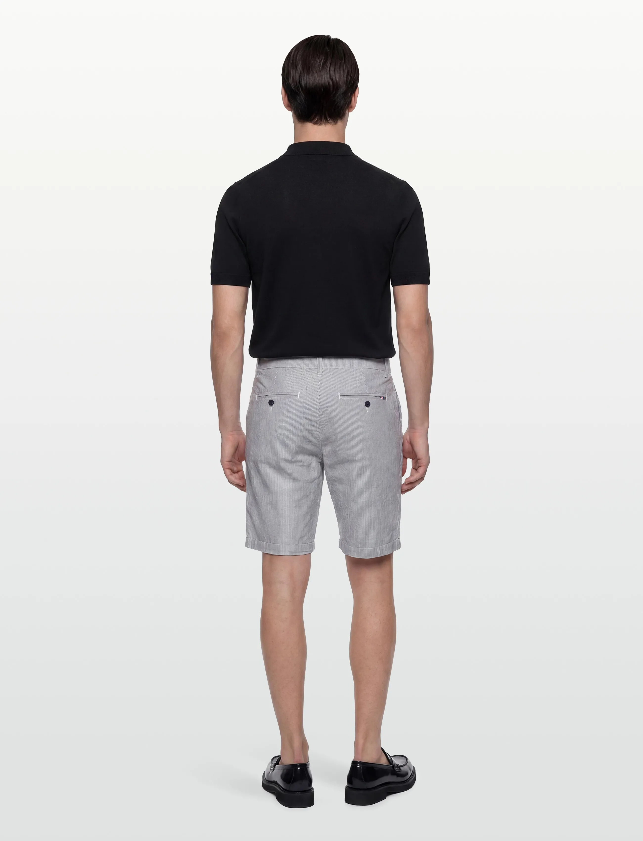 U.S. Polo Assn. - CHRIS REG USPA M SHORTS - casual shorts - 19-4020 dark sapphire striped - 4