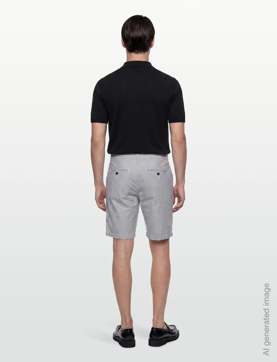 U.S. Polo Assn. - CHRIS REG USPA M SHORTS - freizeitshorts - 19-4020 dark sapphire striped - 4