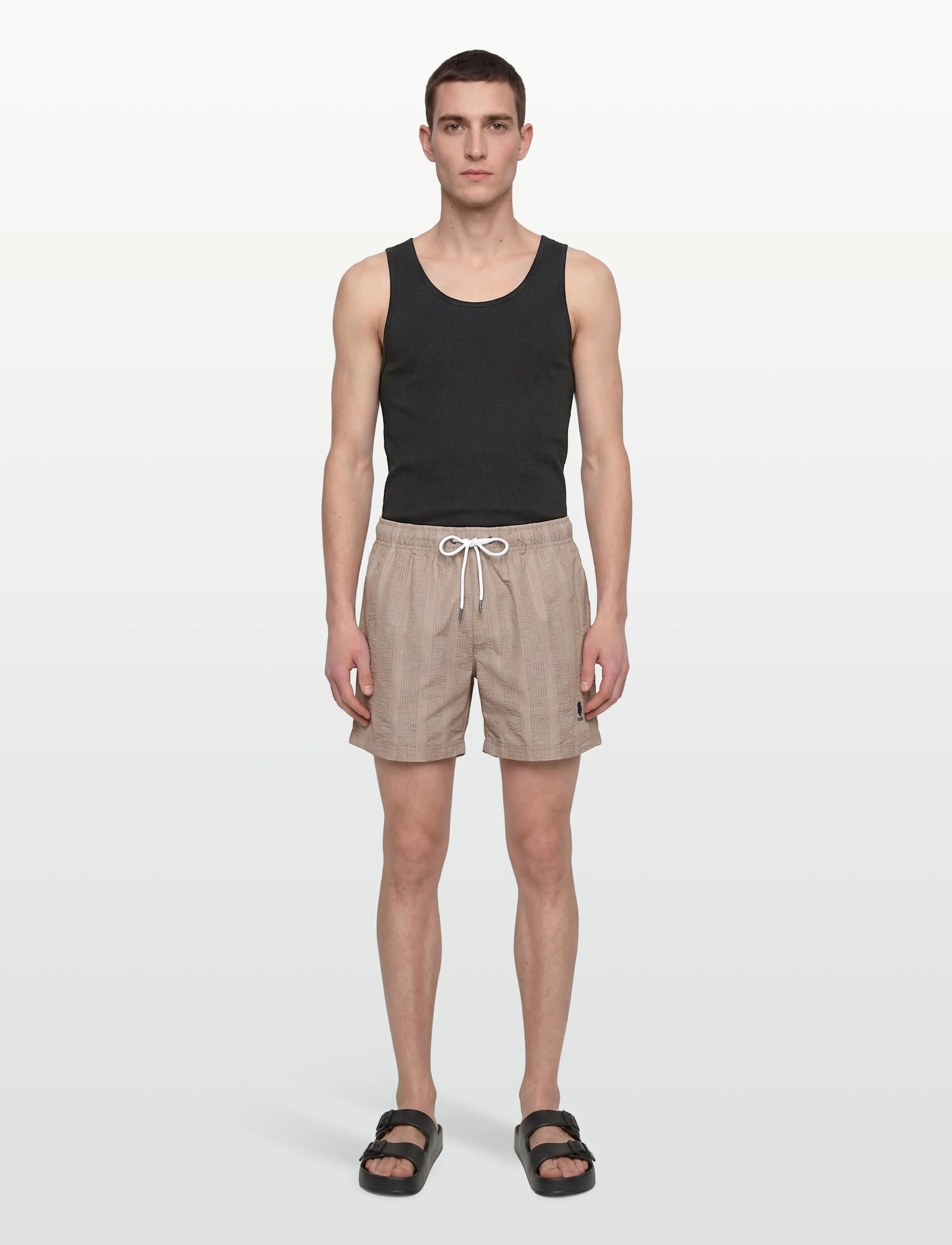 U.S. Polo Assn. Carter Reg Uspa M Swim, XXL, Bademode, Beige - Shorts, Männerswear