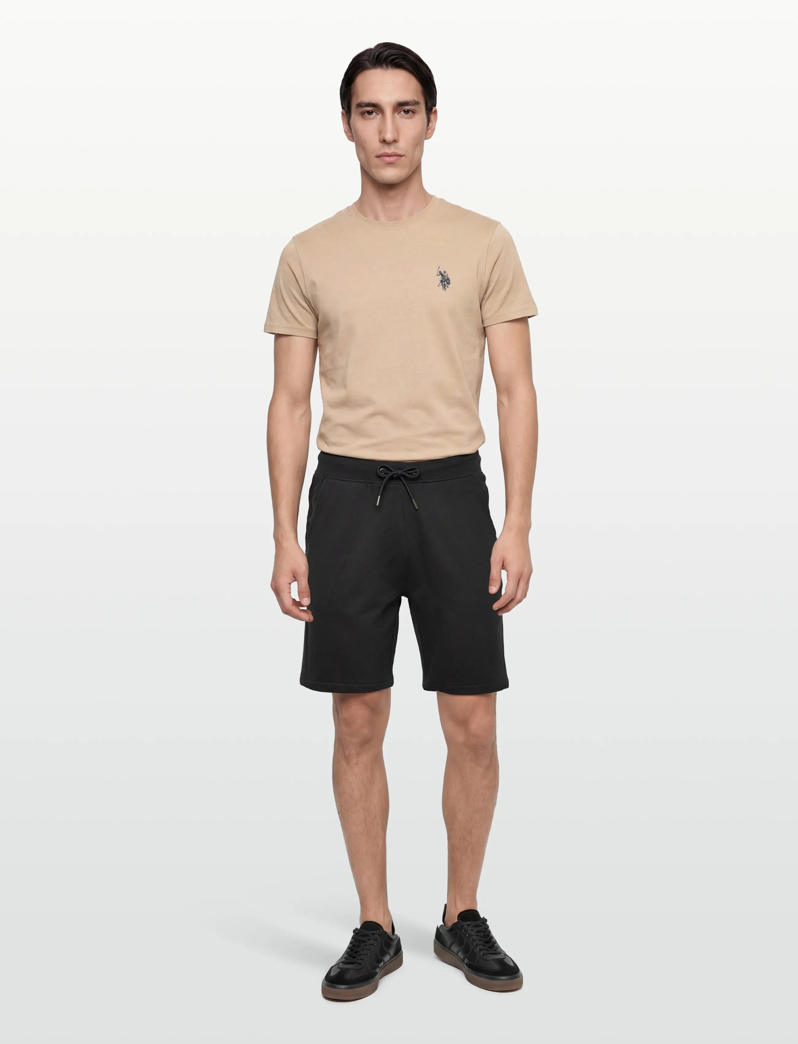 U.S. Polo Assn. Cedric Reg Uspa M Sweat, Mænd, Sweatshorts, Sort, Str: S