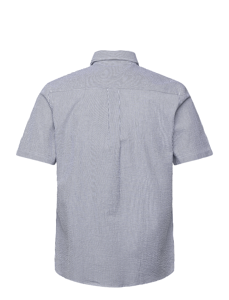 U.S. Polo Assn. - CHARLI REG SS USPA M SHIRT - striped shirts - 19-4020 dark sapphire striped - 1