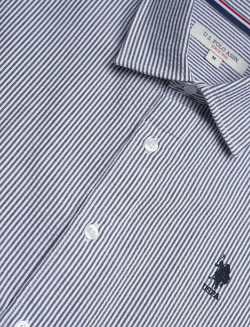 U.S. Polo Assn. - CHARLI REG SS USPA M SHIRT - striped shirts - 19-4020 dark sapphire striped - 3