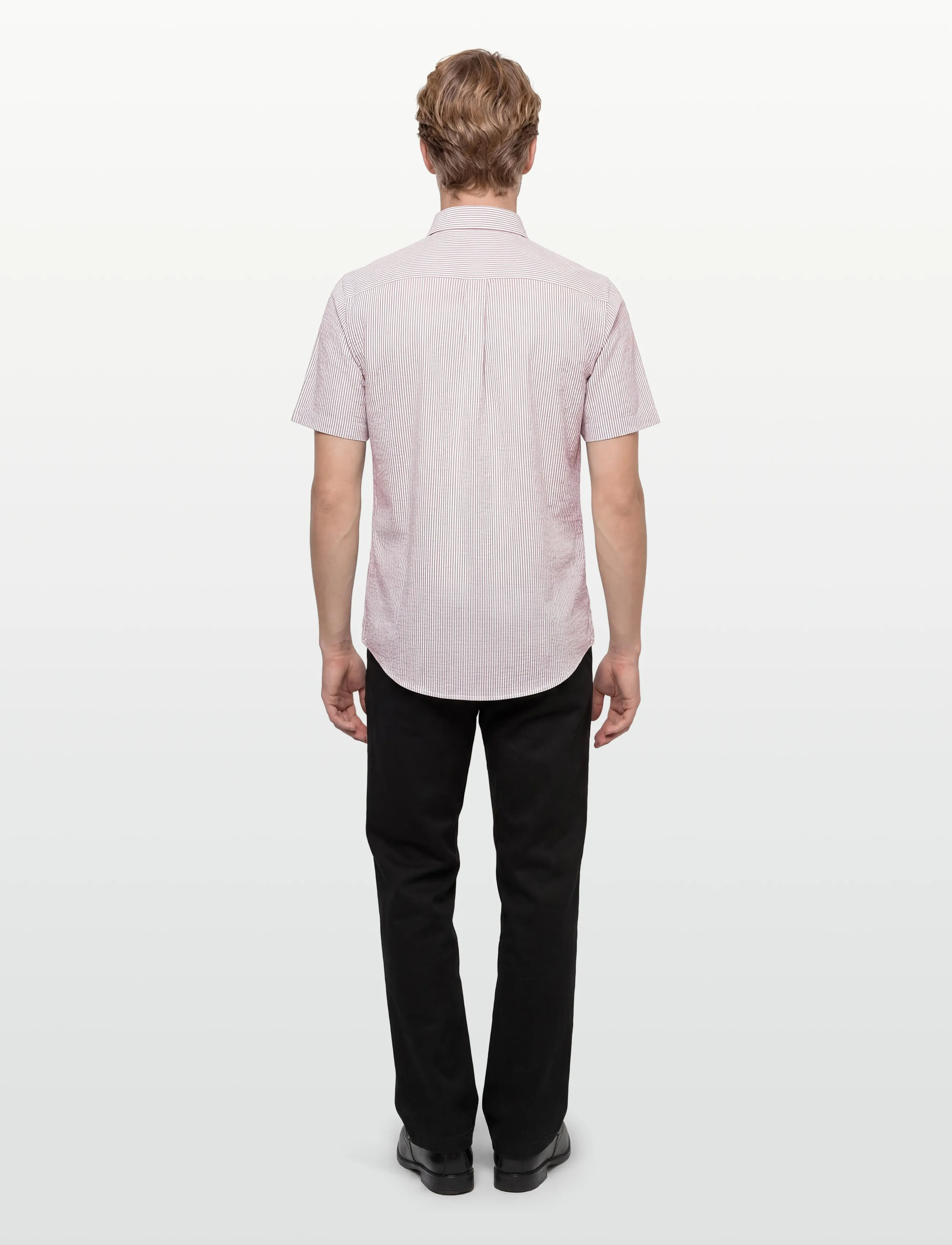 U.S. Polo Assn. - CHARLI  REG SS USPA M SHIRT - stribede skjorter - 16-1104tcx crockery striped - 4