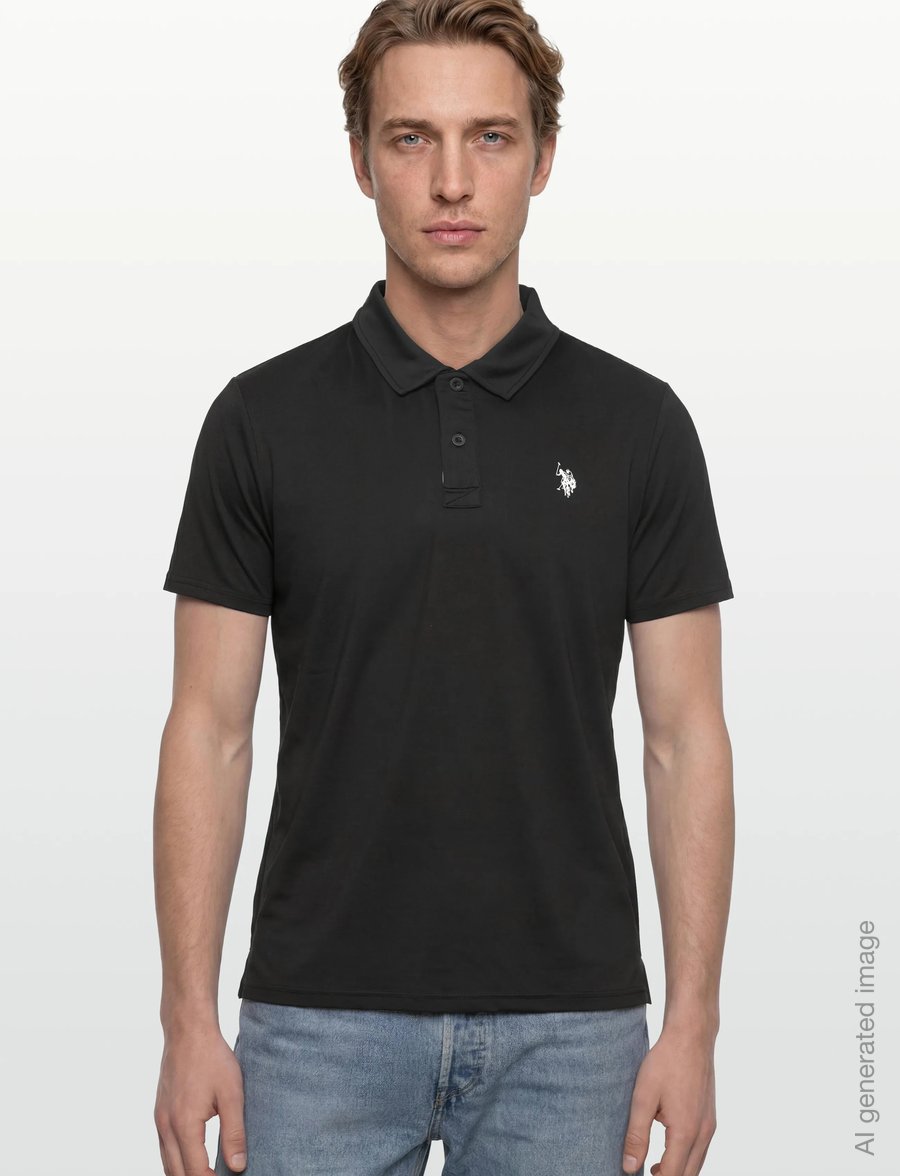 U.S. Polo Assn. - CLARK REG USPA M POLO - kurzärmelig - 19-4004tcx tap shoe - 3