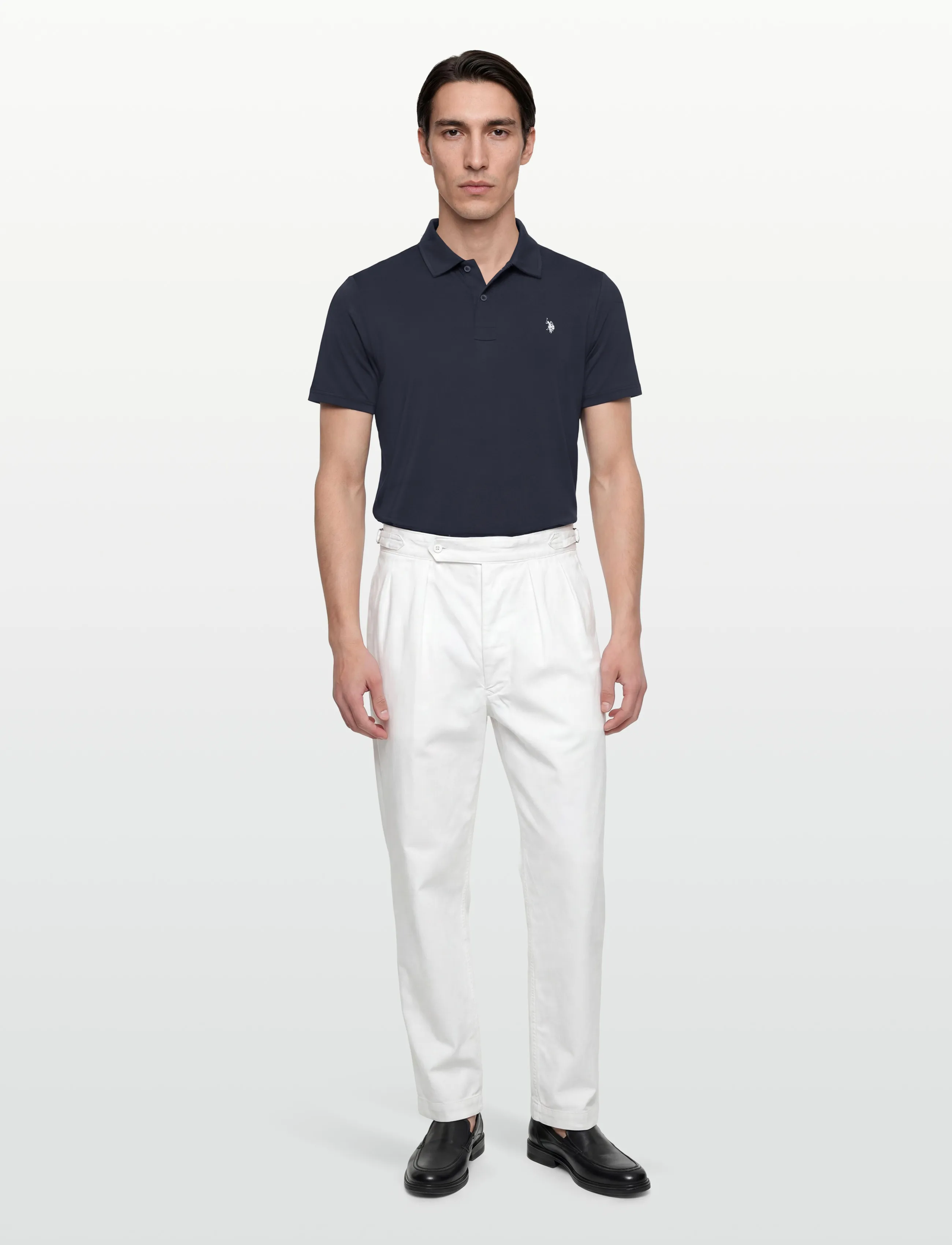 U.S. Polo Assn. Clark Reg Uspa M Polo, S, Polos, Weiß - Short-sleeved, Männerswear
