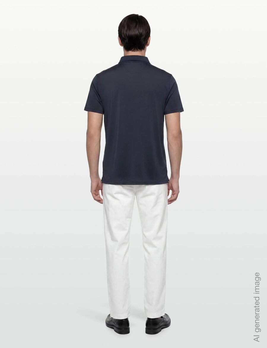 U.S. Polo Assn. - CLARK REG USPA M POLO - kurzärmelig - 19-4020tcx dark sapphire - 4