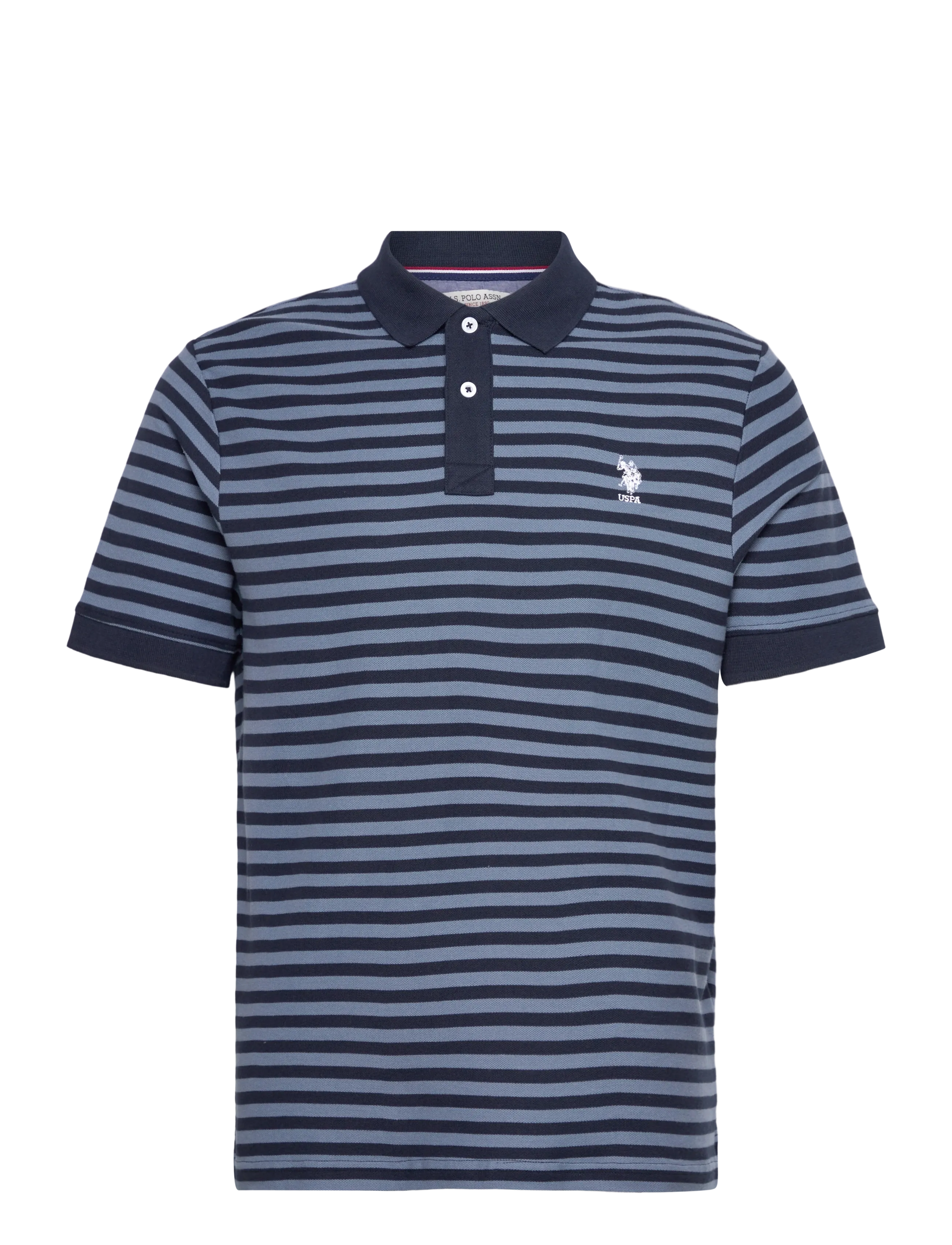 U.S. Polo Assn. CLAUS REG PI USPA M POLO - Kortärmade pikéer - 18-3918 CHINA BLUE STRIPED / navy