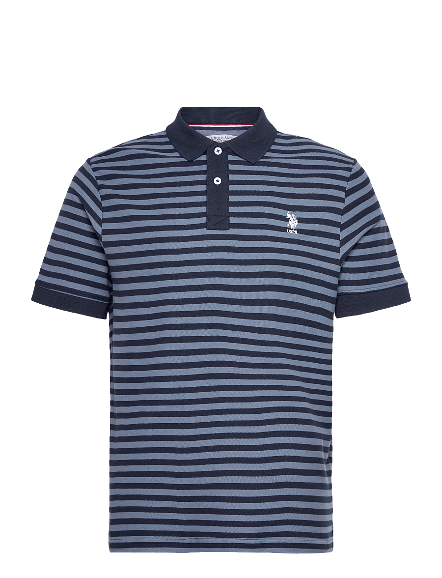 U.S. Polo Assn. - CLAUS REG PI USPA M POLO - lühikeste varrukatega polod - 18-3918 china blue striped - 1