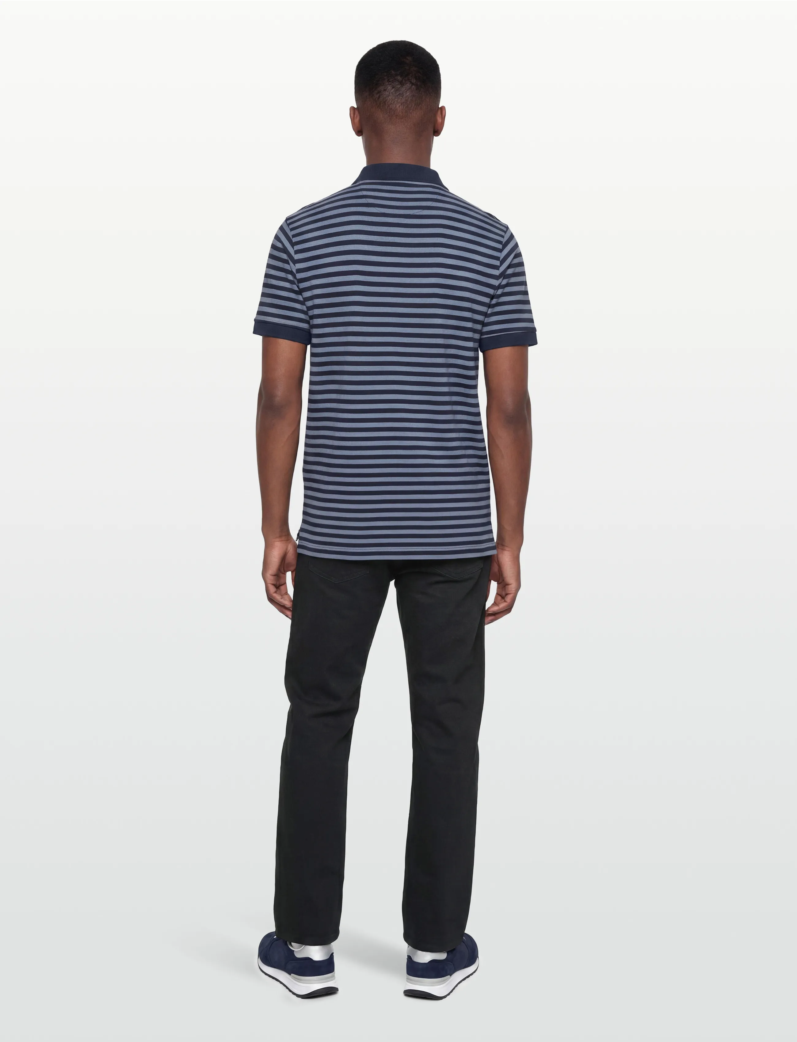 U.S. Polo Assn. - CLAUS REG PI USPA M POLO - kortærmede poloer - 18-3918 china blue striped - 4