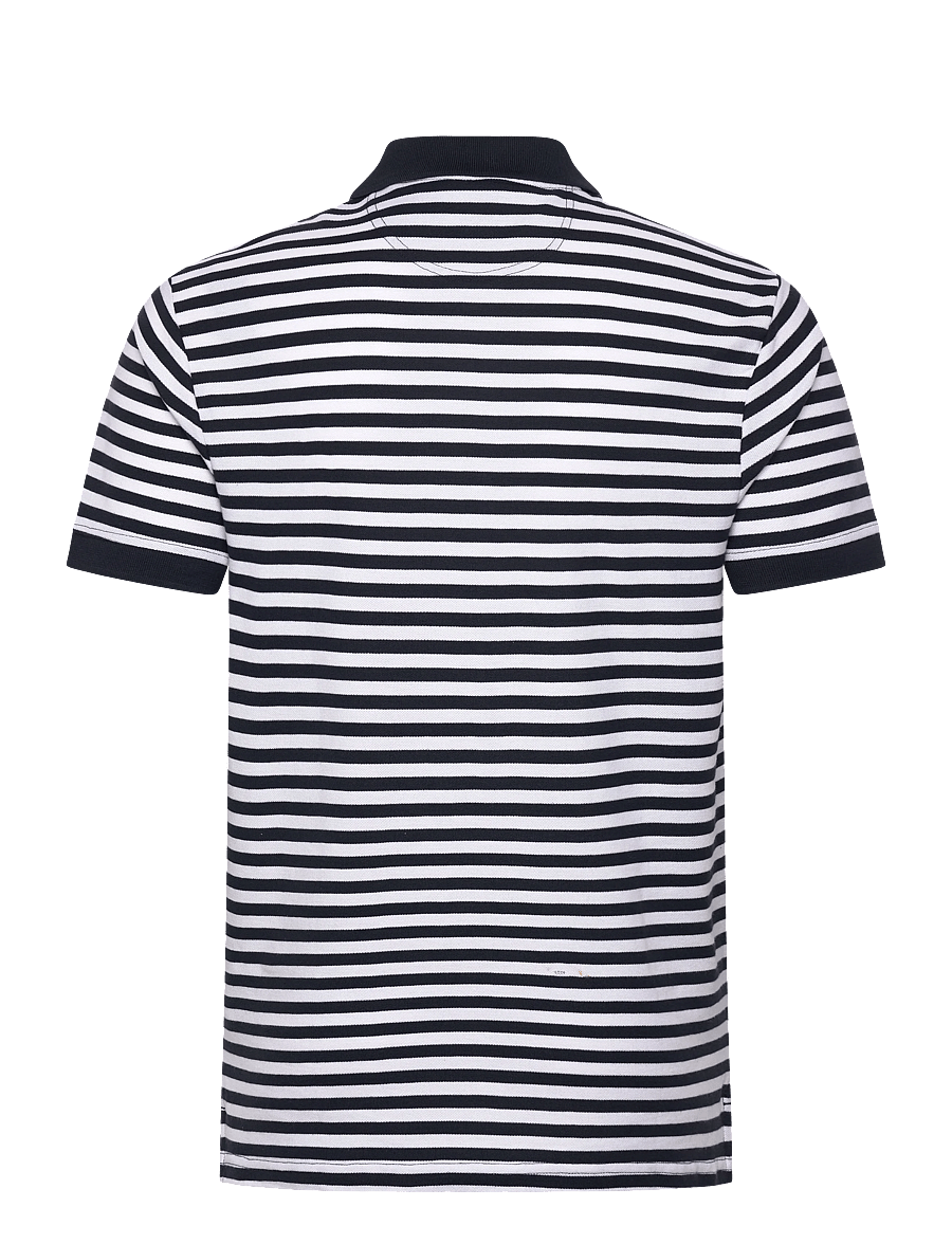 U.S. Polo Assn. - CLAUS REG PI USPA M POLO - short-sleeved polos - 11-0601 bright white striped - 2