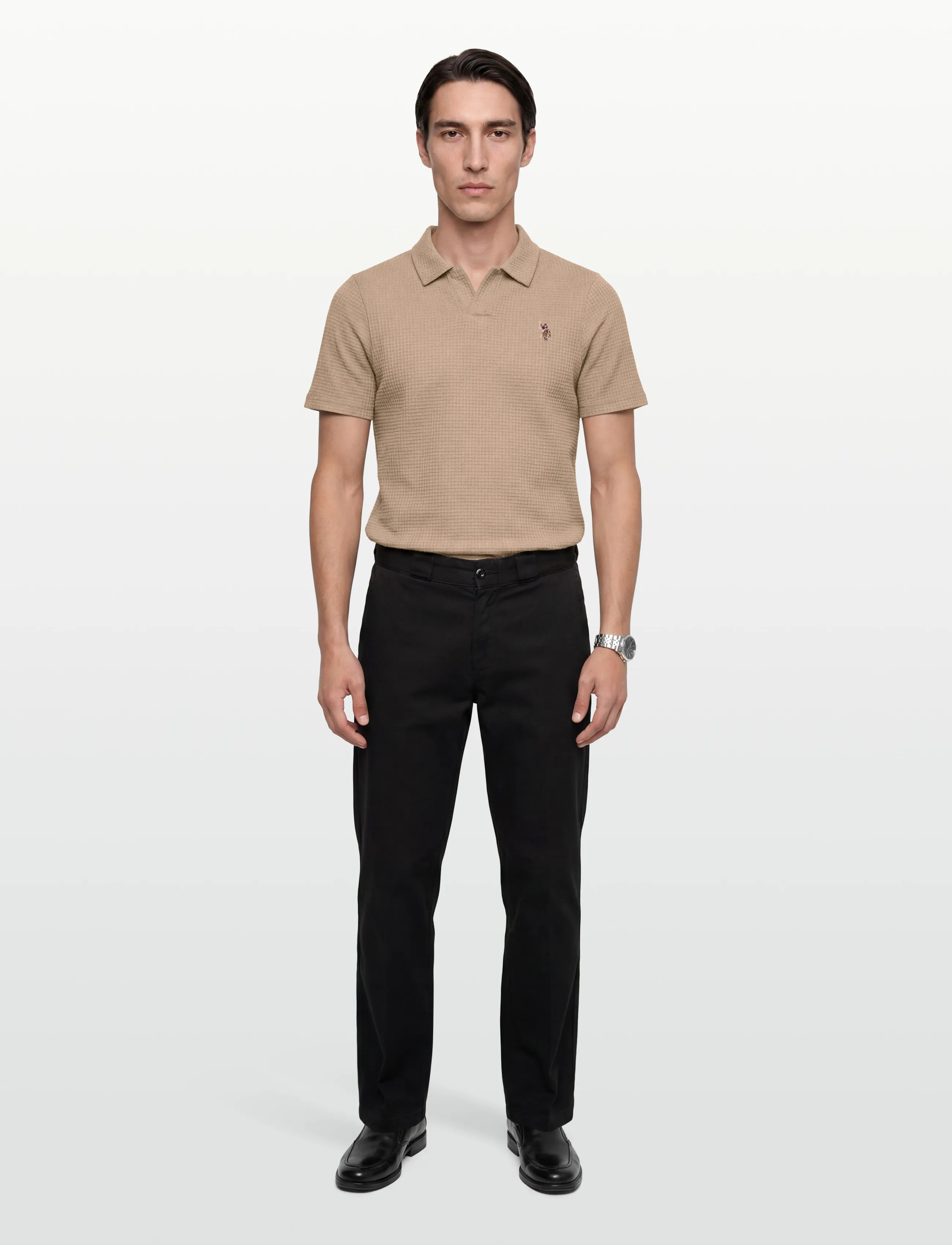 U.S. Polo Assn. Costa Reg Uspa M Polo, XXL, Polos, Beige - Short-sleeved, Männerswear
