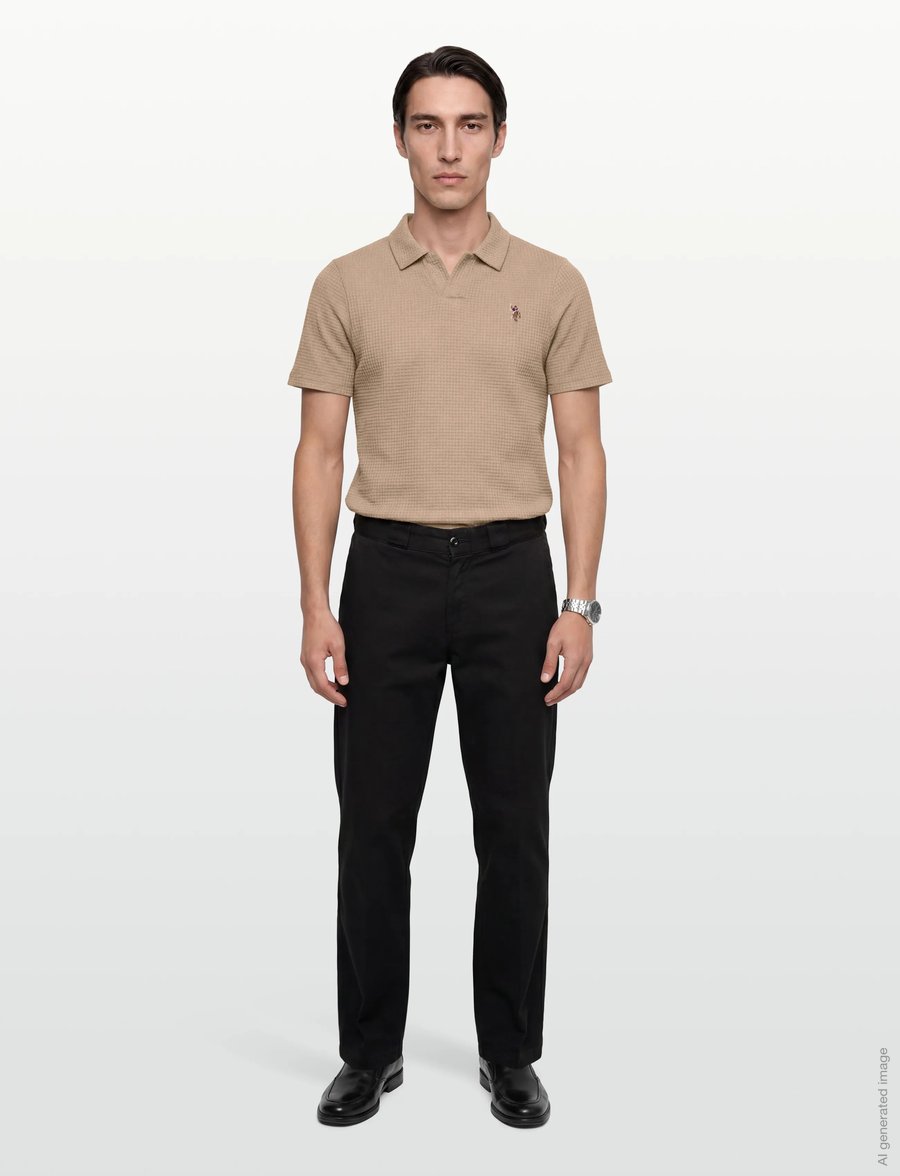 U.S. Polo Assn. - COSTA REG USPA M POLO - kurzärmelig - 16-1104tcx crockery - 0