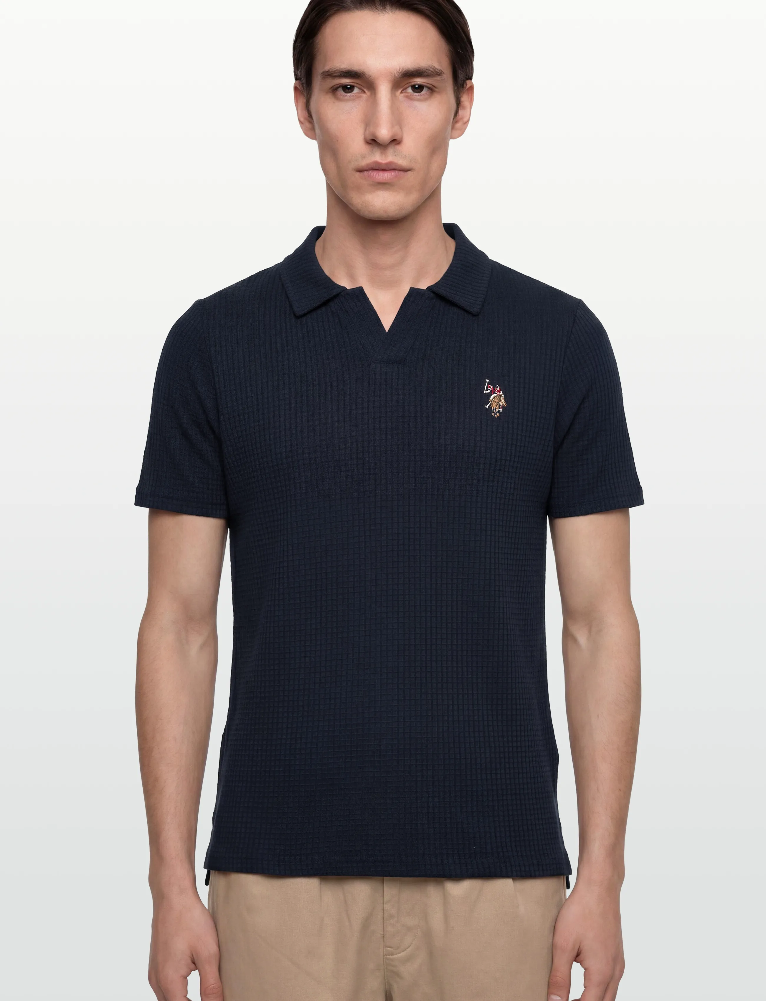 U.S. Polo Assn. - COSTA REG USPA M POLO - kurzärmelig - 19-4020tcx dark sapphire - 3