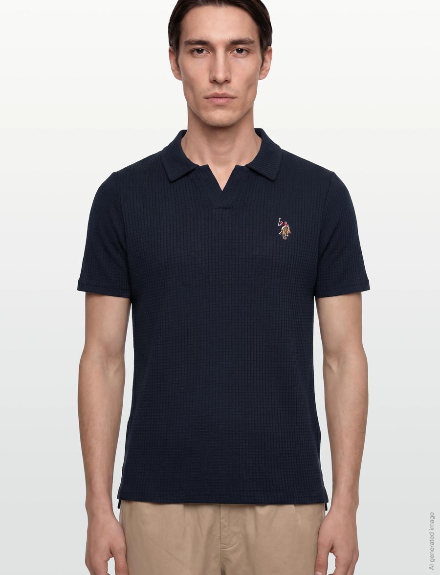U.S. Polo Assn. - COSTA REG USPA M POLO - kurzärmelig - 19-4020tcx dark sapphire - 3
