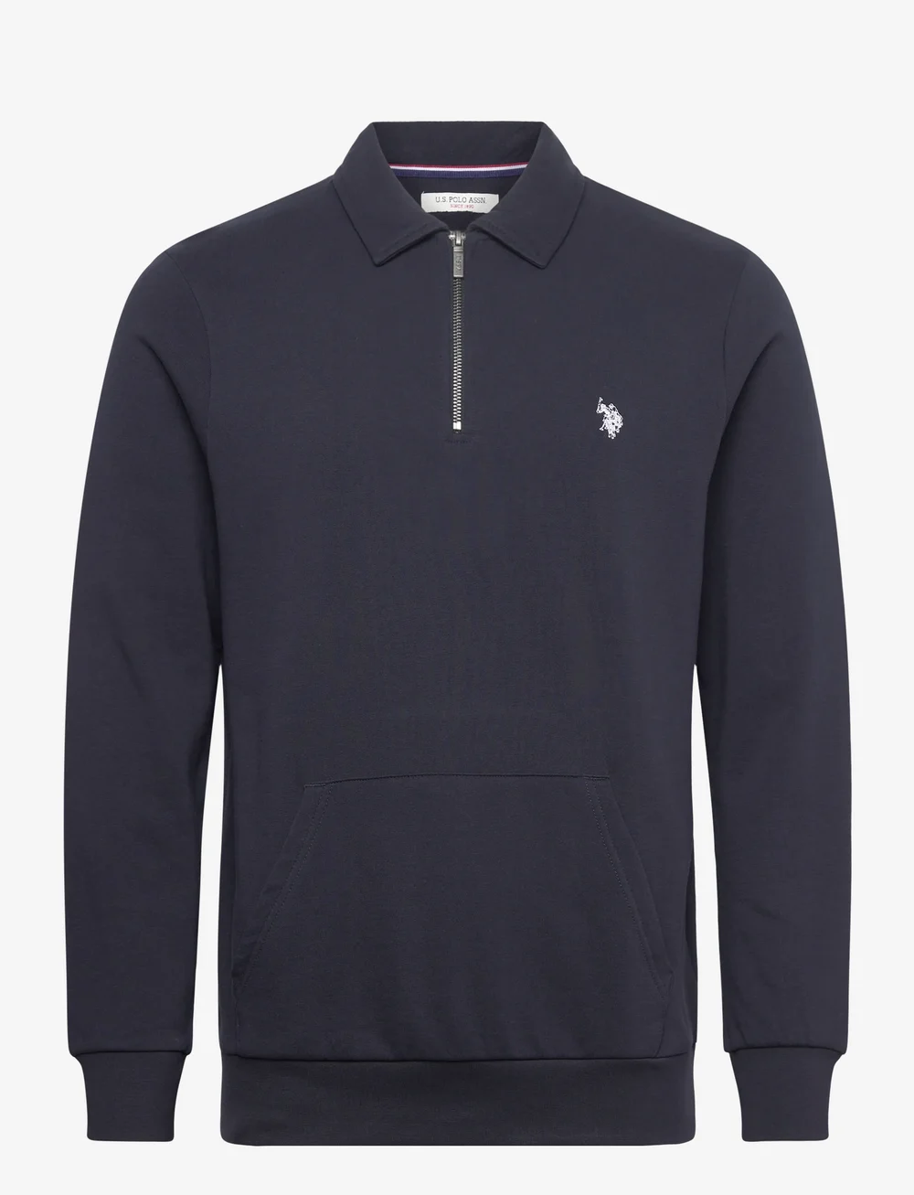 U.S. Polo Assn. - THEODOR REG HZ USPA M SWEAT - neuleet joissa puolipitkä vetoketju - dark sapphire - 0