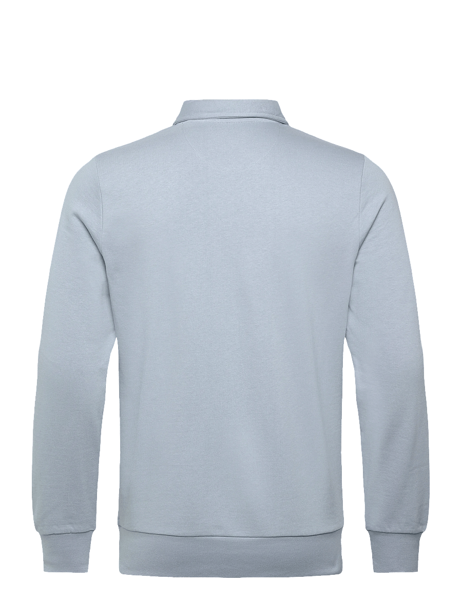 U.S. Polo Assn. - THEODOR REG HZ USPA M SWEAT - pullover mit halbem reißverschluss - dusty blue - 1