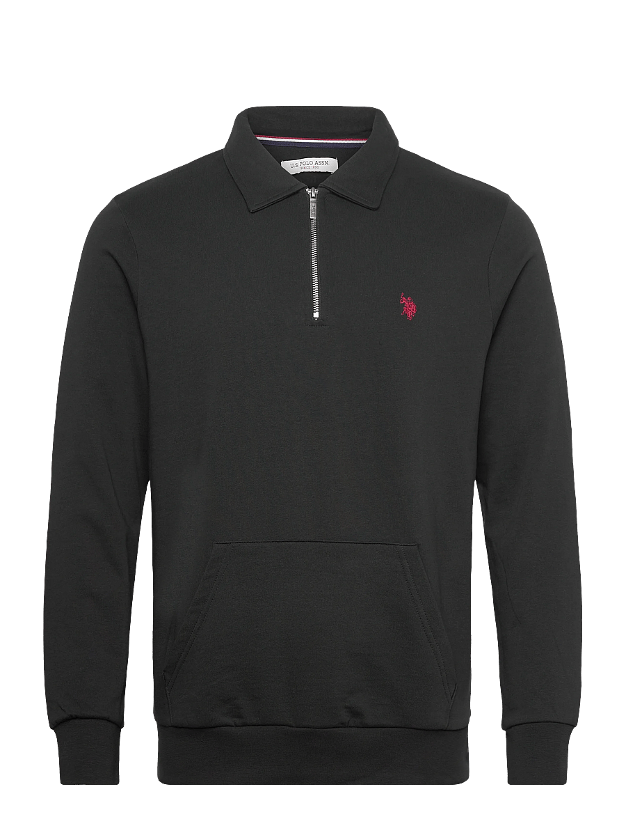 U.S. Polo Assn. - THEODOR REG HZ USPA M SWEAT - pullover mit halbem reißverschluss - tap shoe - 0