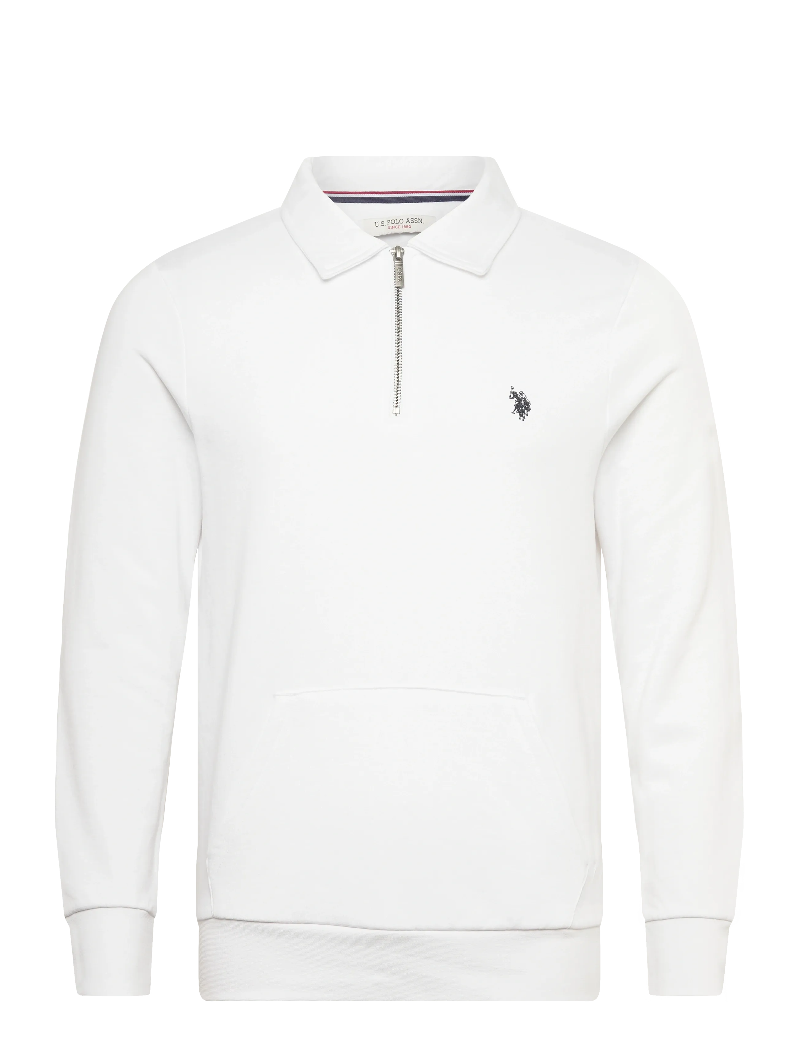U.S. Polo Assn. THEODOR REG HZ USPA M SWEAT - Tøj - WHITE / white