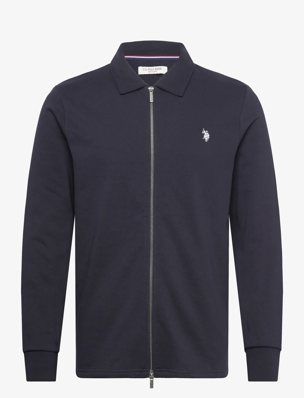 U.S. Polo Assn. - TOBEY REG ZI USPA M SWEAT - pullover mit durchgehendem reißverschluss - dark sapphire - 0