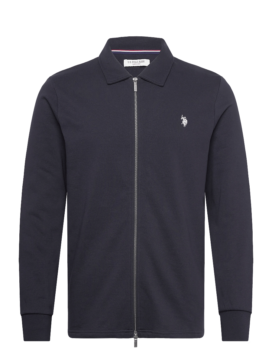 U.S. Polo Assn. - TOBEY REG ZI USPA M SWEAT - fullzip strik - dark sapphire - 0