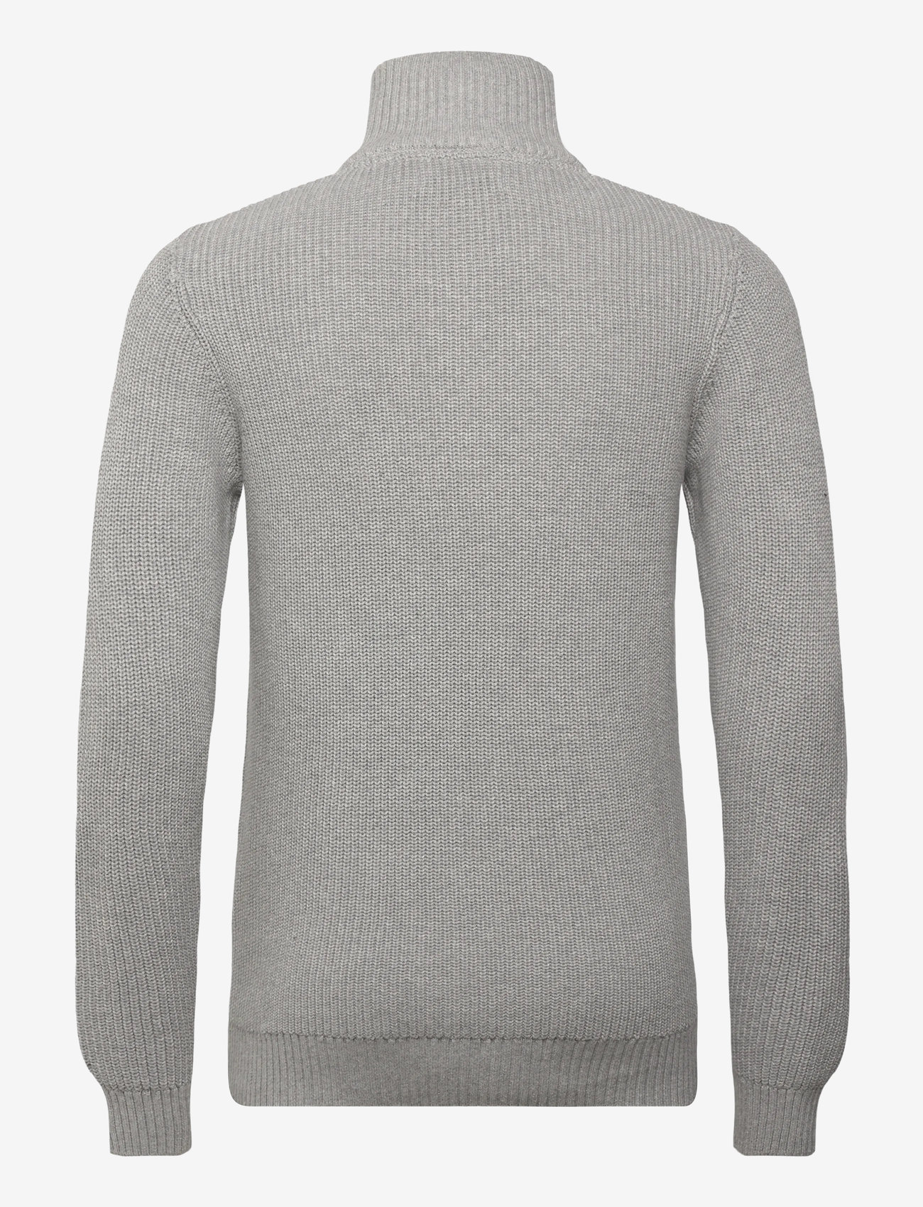 U.S. Polo Assn. - RAFAEL REG HZ USPA M KNIT - halfzip strik - grey mÉlange - 1