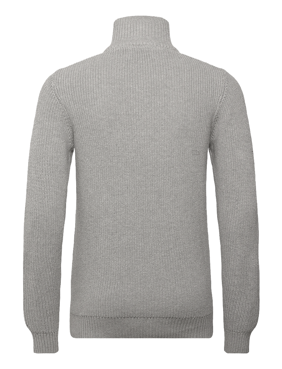 U.S. Polo Assn. - RAFAEL REG HZ USPA M KNIT - poolpika lukuga džemprid - grey mÉlange - 1