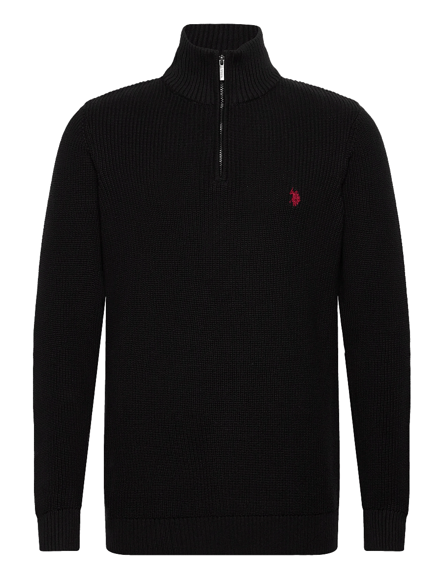 U.S. Polo Assn. - RAFAEL REG HZ USPA M KNIT - halfzip strik - tap shoe - 0