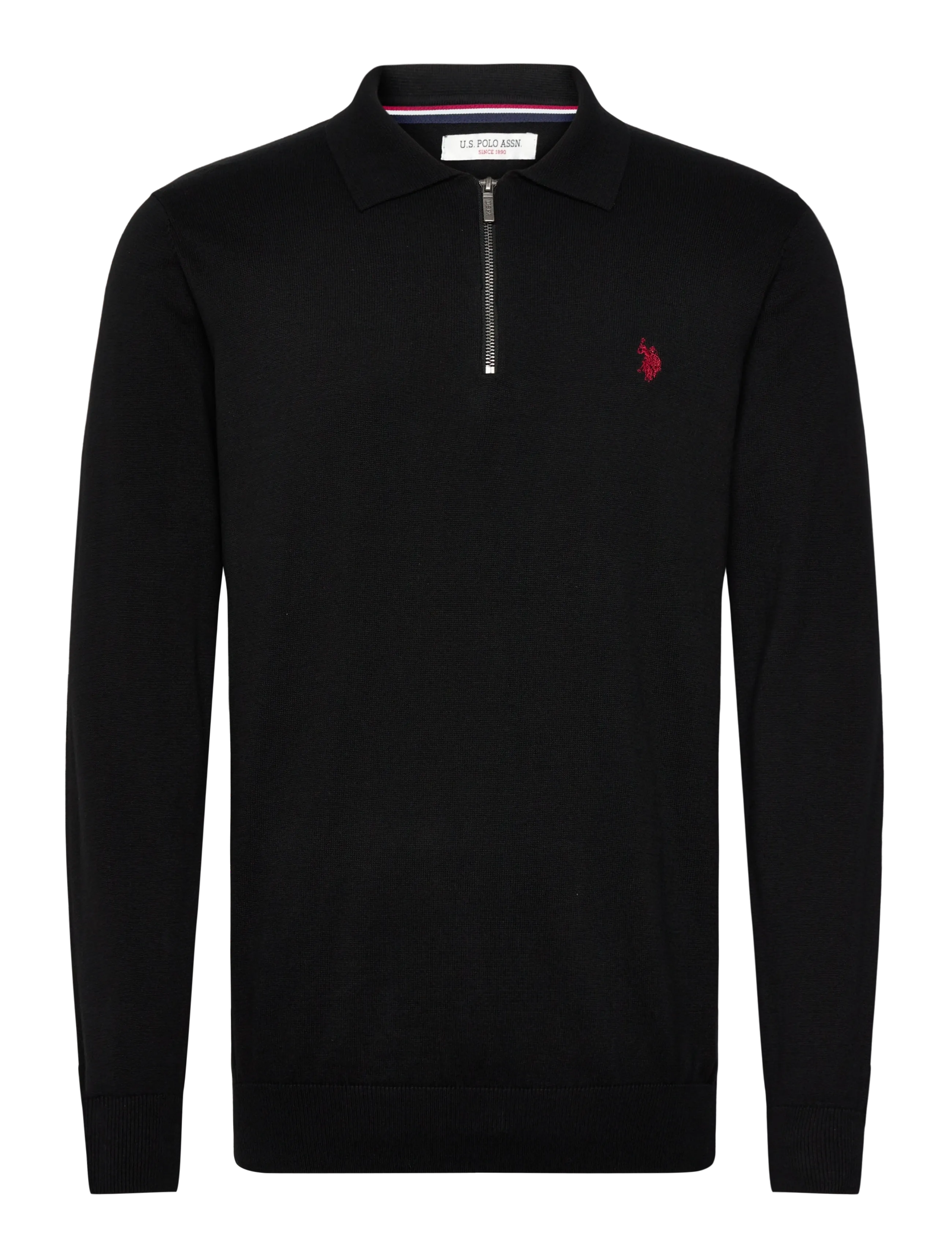 U.S. Polo Assn. ROCKY REG HZ USPA M KNIT - Strickmode - TAP SHOE / black