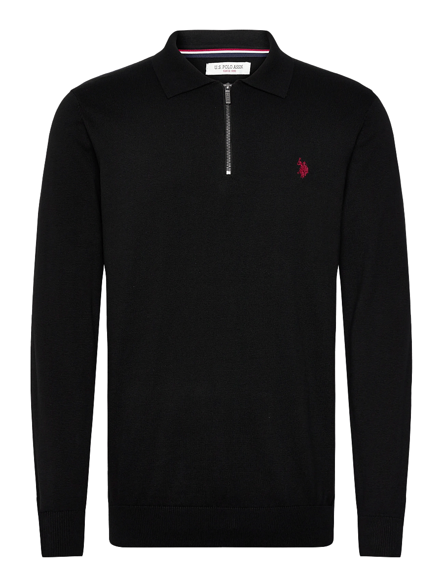 U.S. Polo Assn. - ROCKY REG HZ USPA M KNIT - half zip jumpers - tap shoe - 0