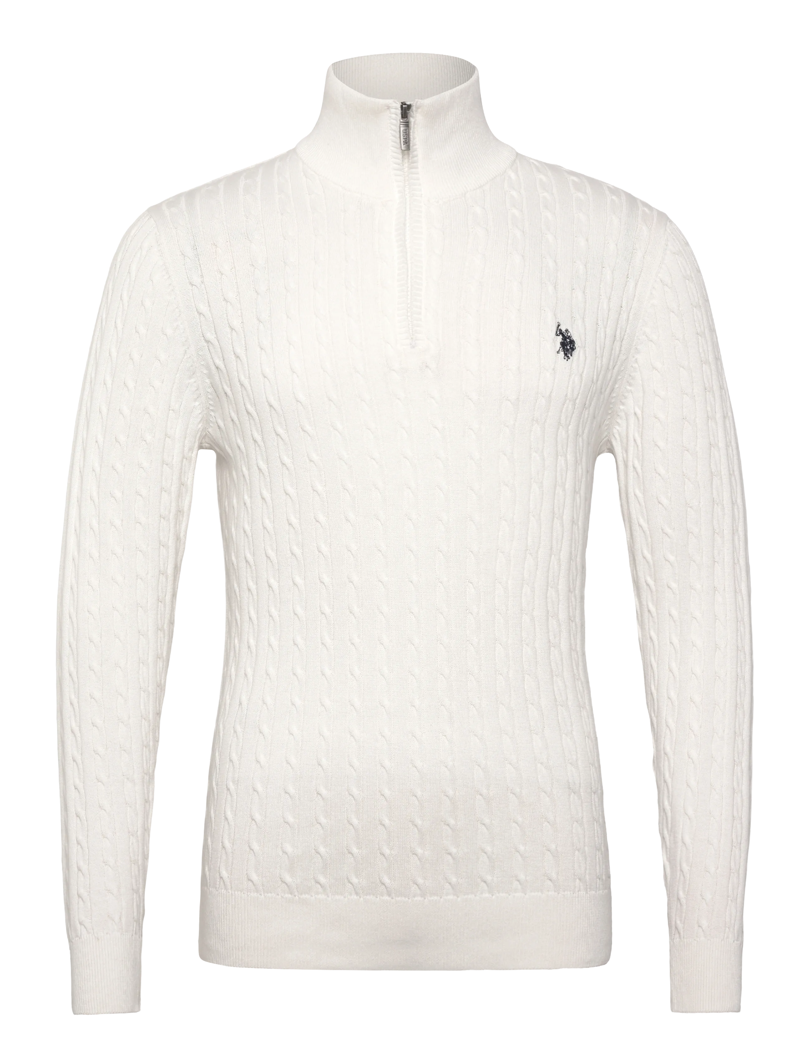 U.S. POLO ASSN. Romeo Reg Cab Hz Uspa M Knit Weiß - M - Herren