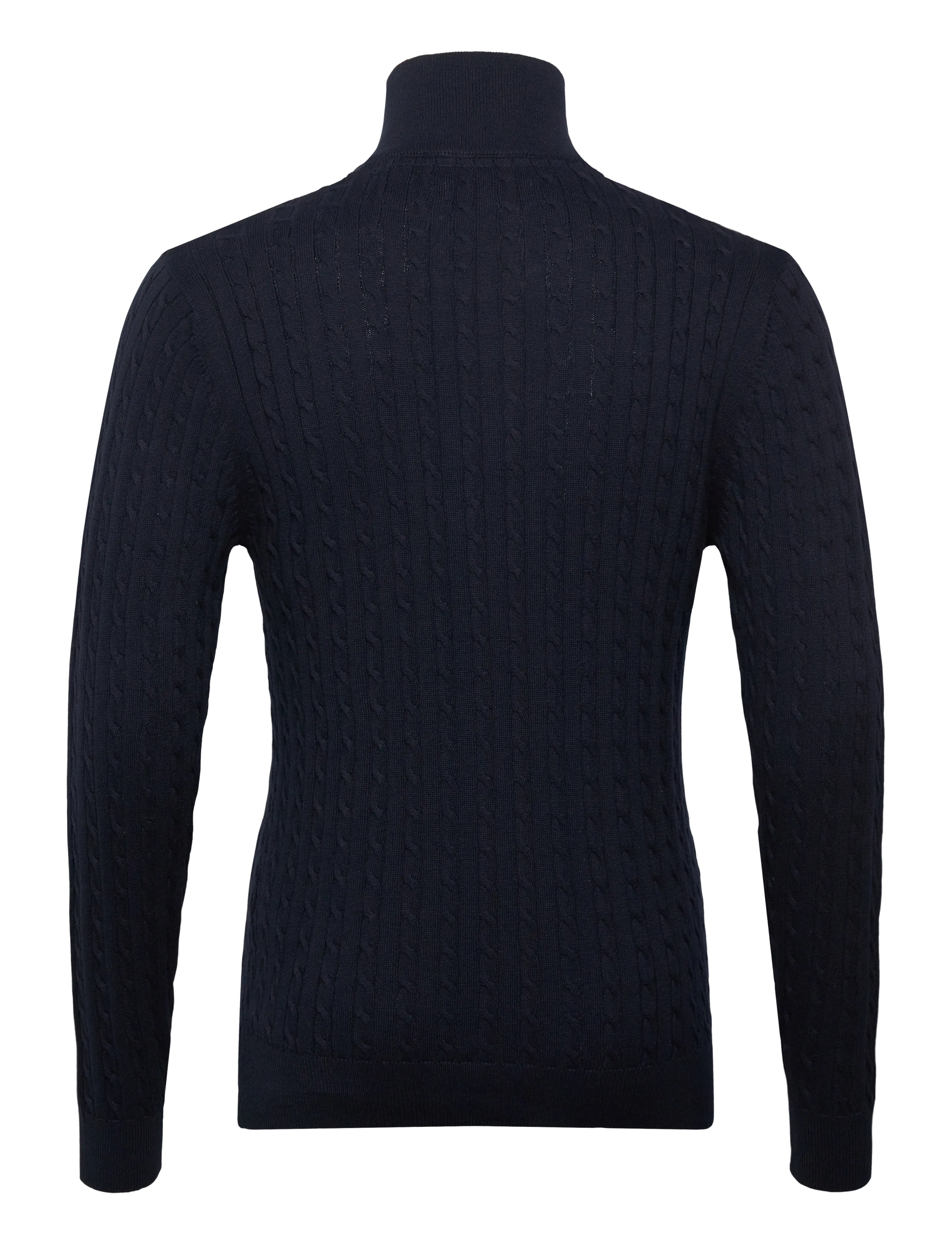 U.S. Polo Assn. - ROMEO REG CAB HZ USPA M KNIT - halfzip strik - dark sapphire - 1