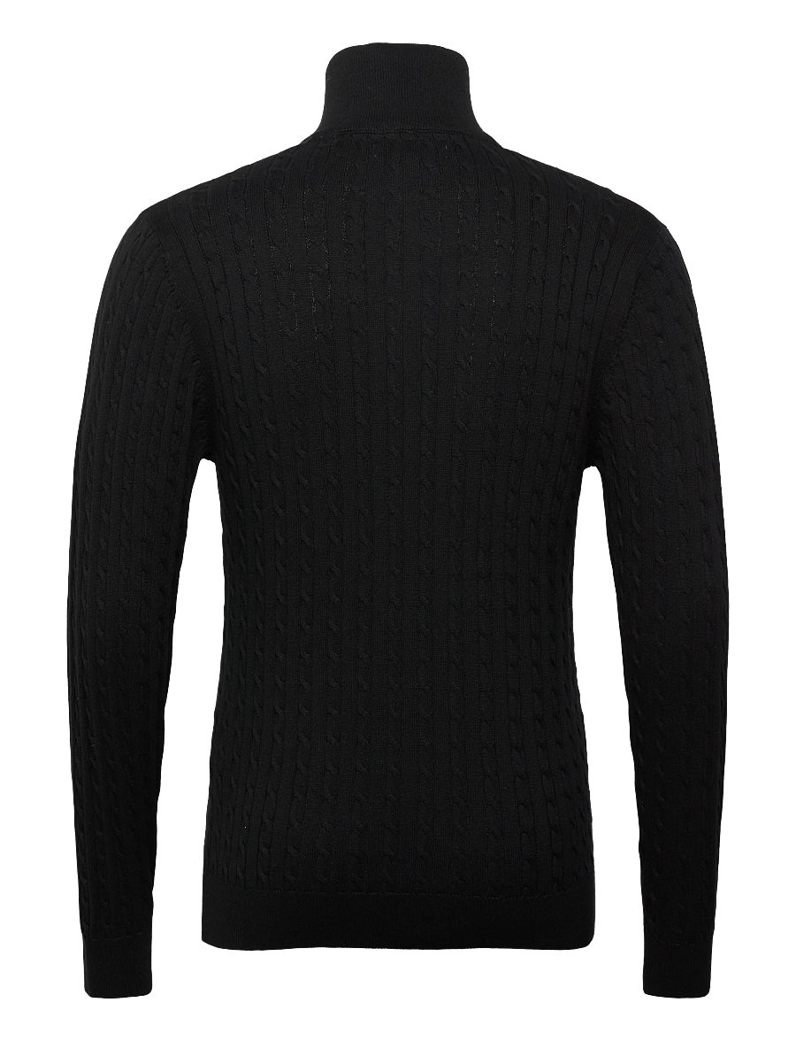 U.S. Polo Assn. - ROMEO REG CAB HZ USPA M KNIT - halfzip strik - tap shoe - 1