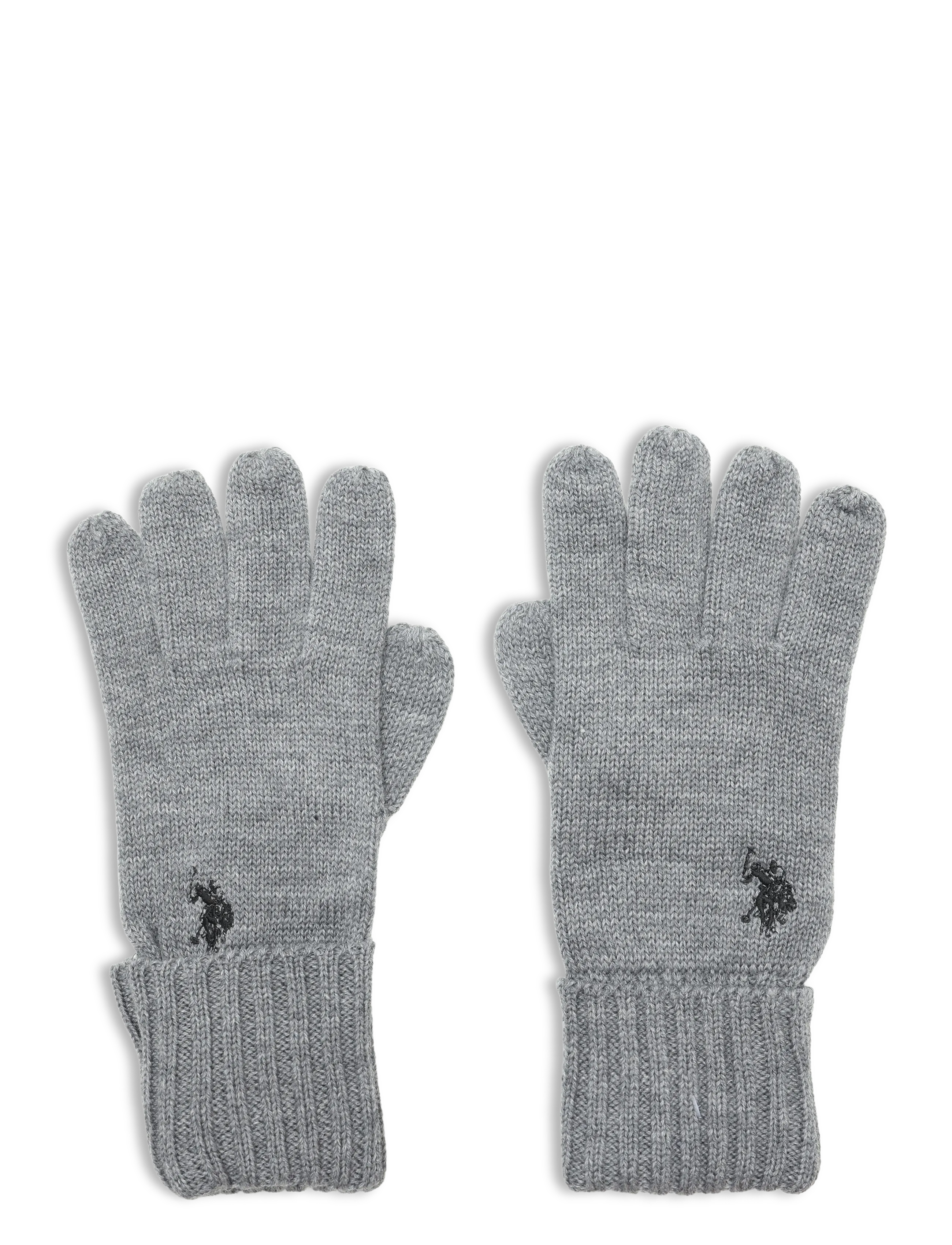 U.S. Polo Assn. OBI REG GLOVES USPA UNI ACC - U.S. Polo Assn. - ANTRACIT GREY MELANGE / grey