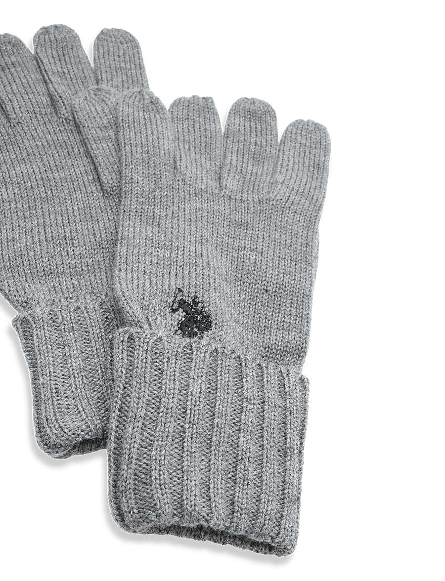 U.S. Polo Assn. - OBI REG GLOVES USPA UNI ACC - handschuhe - antracit grey melange - 2