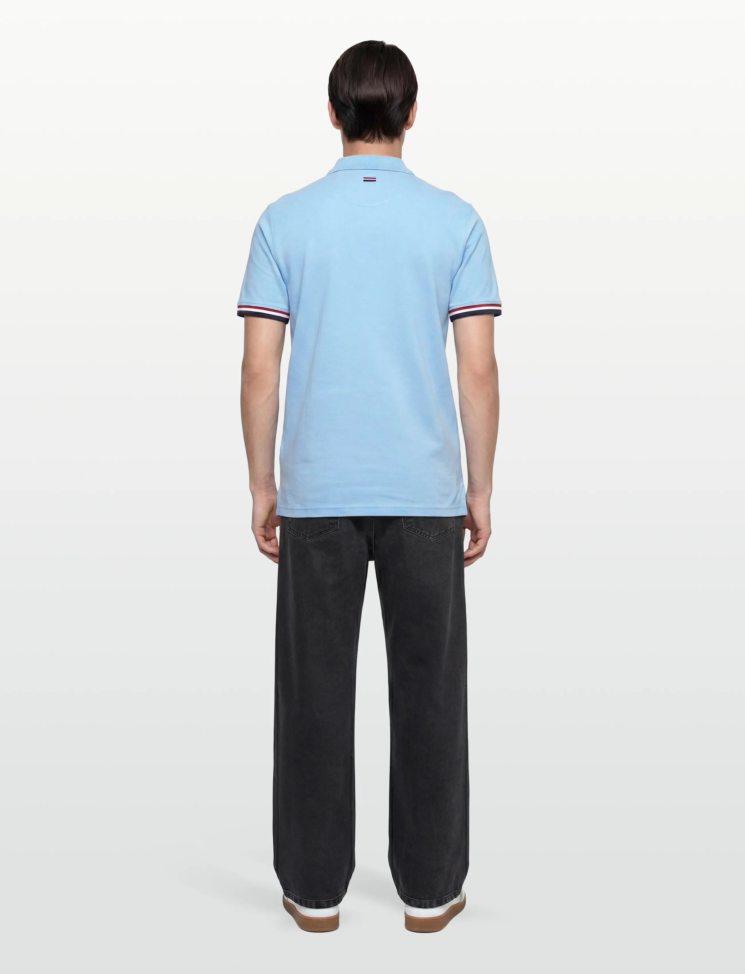 U.S. Polo Assn. - MEO REG PI USPA M POLO - kortærmede poloer - 15-3920tcx placid blue - 4