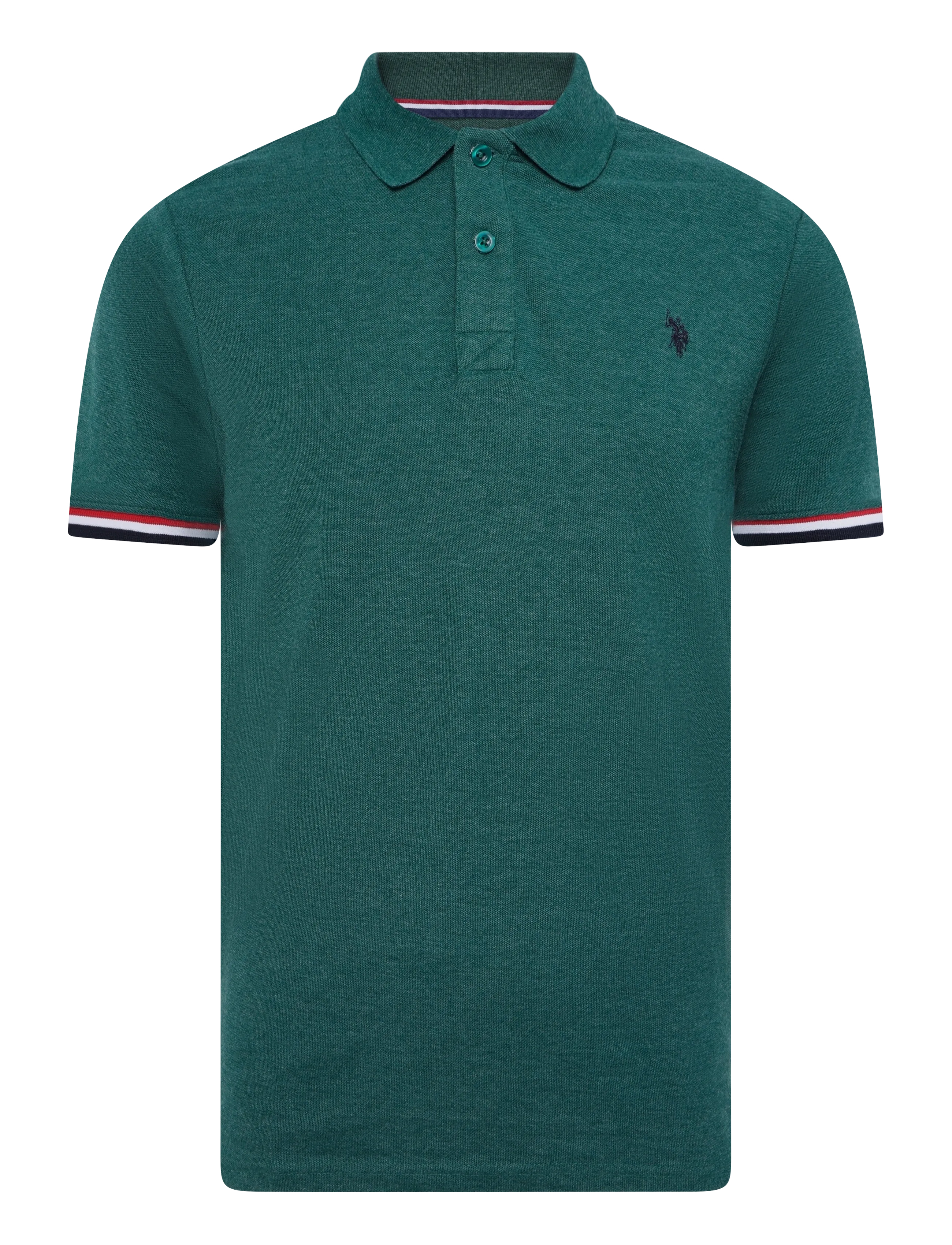 U.S. Polo Assn. MEO REG PI USPA M POLO - U.S. Polo Assn. - 19-5232TCX RAIN FOREST MÉLANGE / green