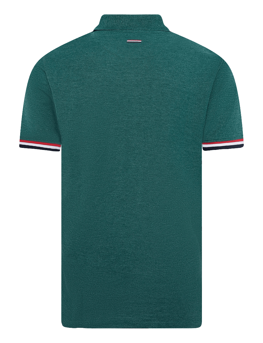 U.S. Polo Assn. - MEO REG PI USPA M POLO - kortærmede poloer - 19-5232tcx rain forest mÉlange - 1