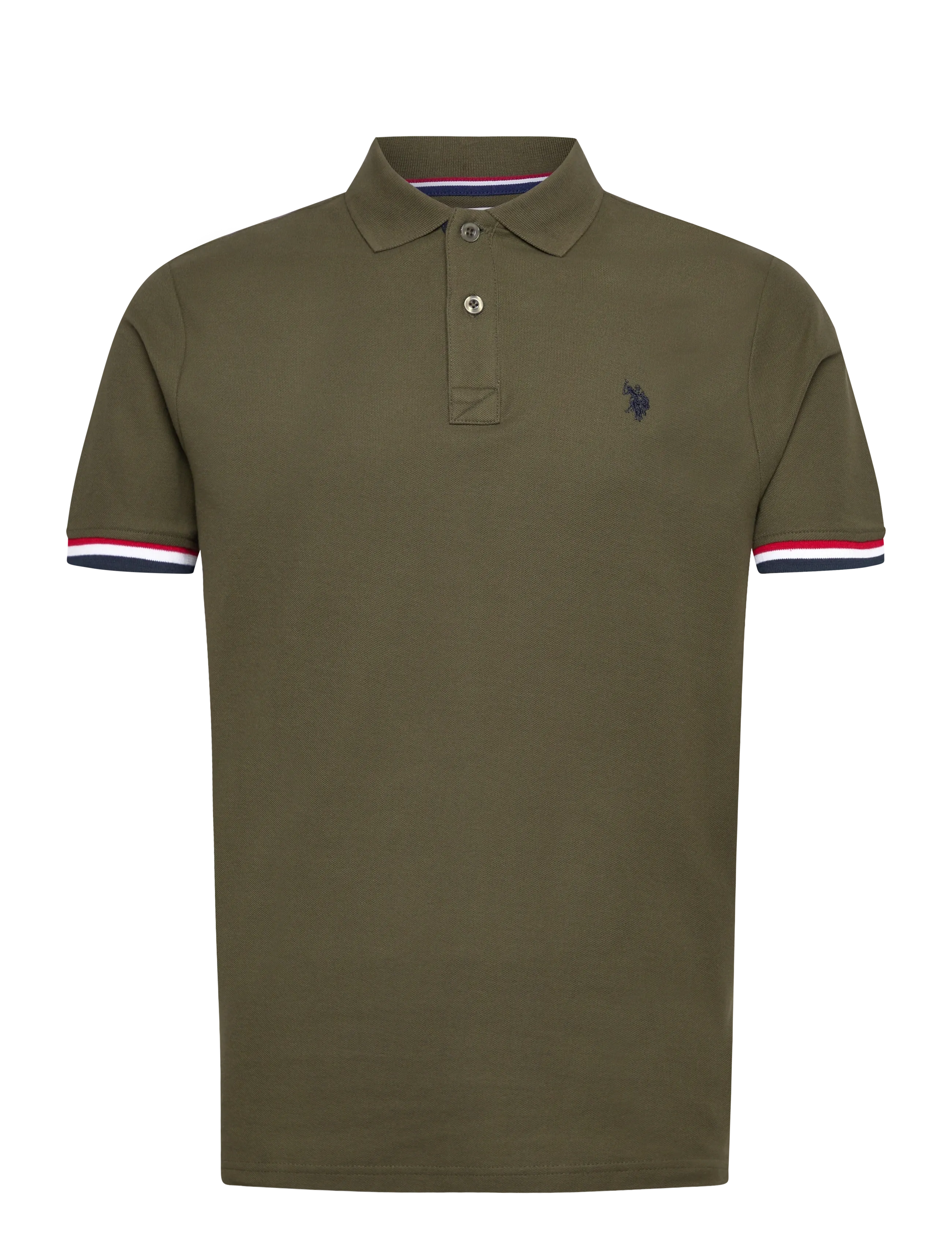 U.S. Polo Assn. MEO REG PI USPA M POLO - Poloer - FOREST NIGHT / khaki/green