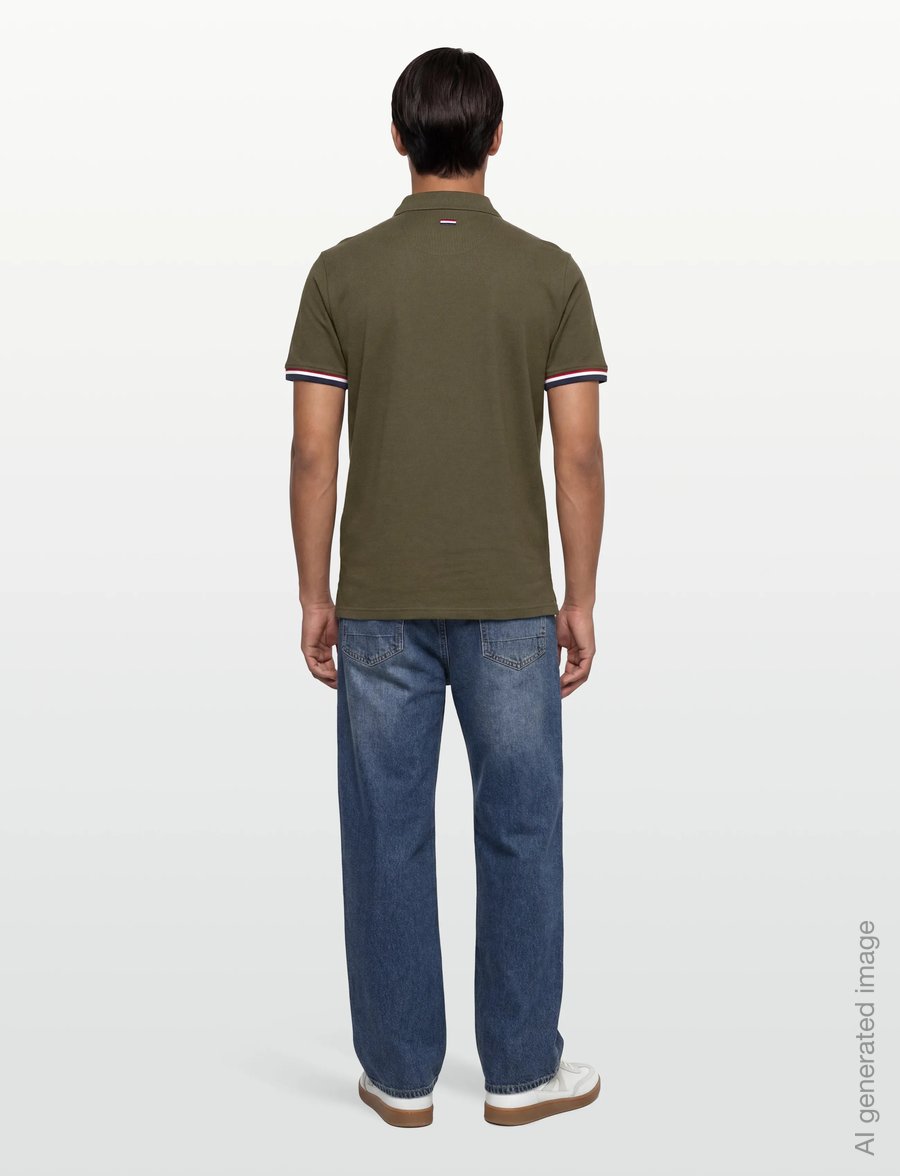 U.S. Polo Assn. - MEO REG PI USPA M POLO - short-sleeved polos - forest night - 4