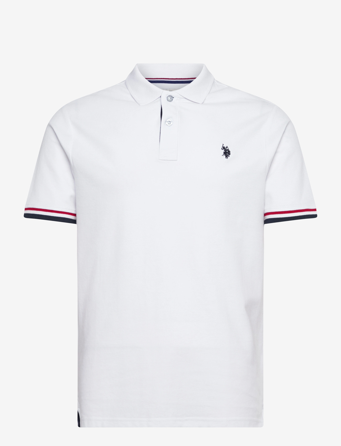 U.S. Polo Assn. - MEO REG PI USPA M POLO - short-sleeved polos - white - 0