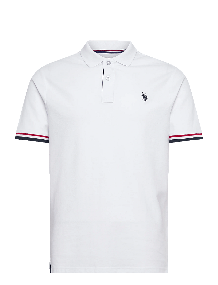 U.S. Polo Assn. - MEO REG PI USPA M POLO - short-sleeved polos - white - 1