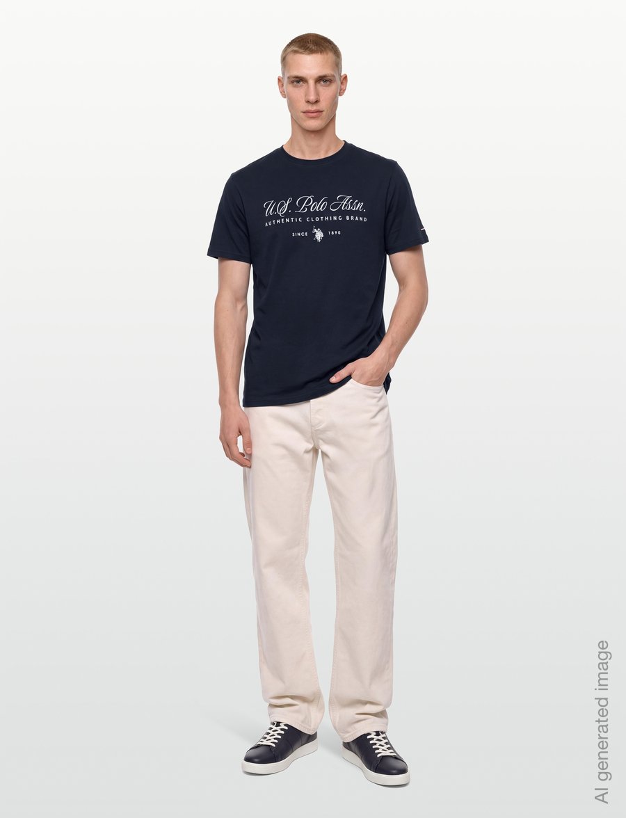 U.S. Polo Assn. - UMDAG TOP SHS JRS - kurzärmelige t-shirts - 19-4020tcx dark sapphire - 0