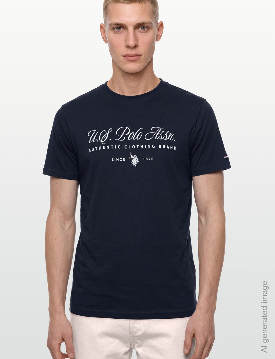 U.S. Polo Assn. - UMDAG TOP SHS JRS - kurzärmelige t-shirts - 19-4020tcx dark sapphire - 3