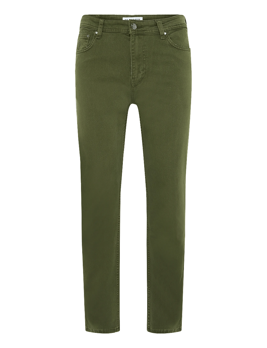 U.S. Polo Assn. - UMDANNY PANTS WVN - freizeithosen - forest night - 0