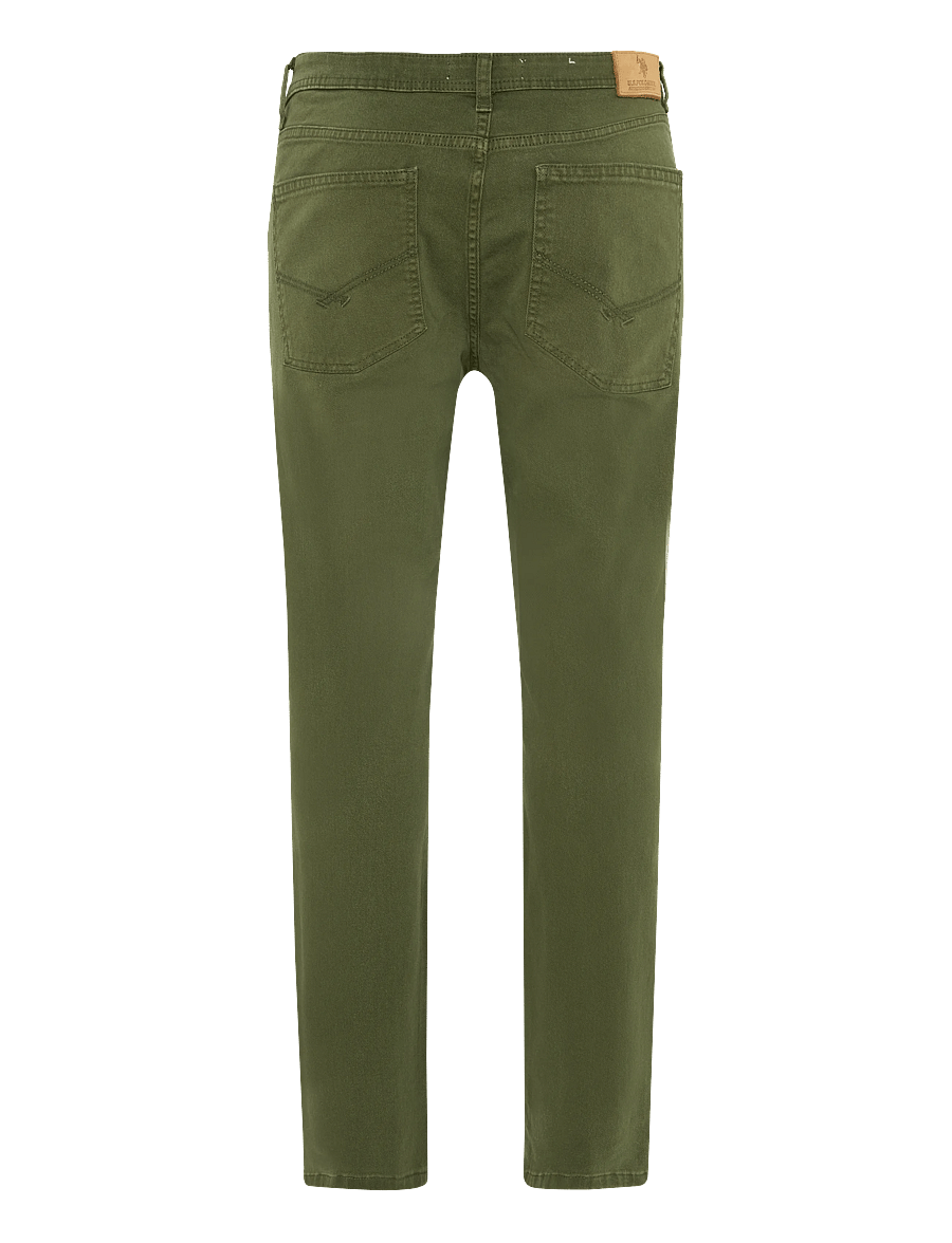 U.S. Polo Assn. - UMDANNY PANTS WVN - freizeithosen - forest night - 1
