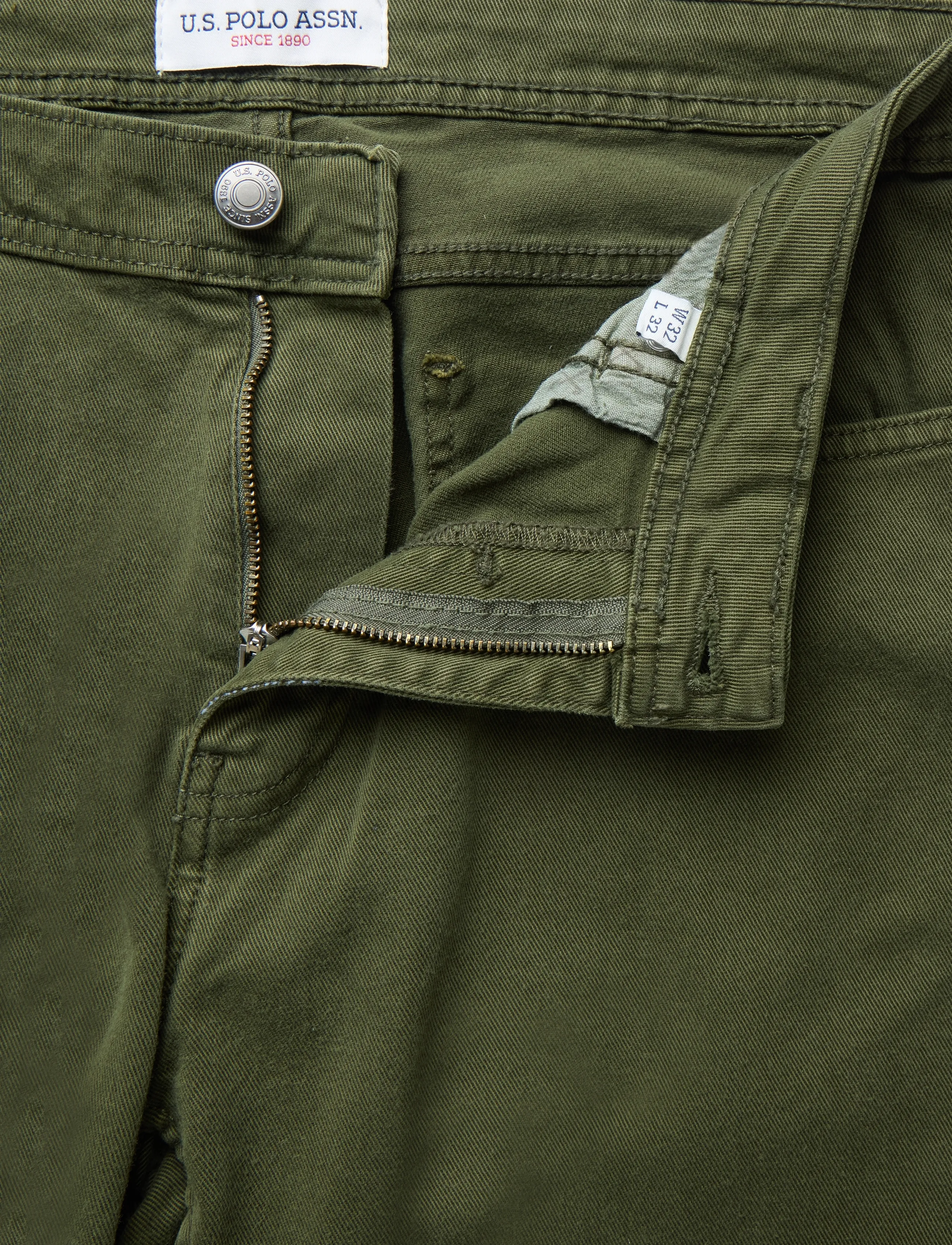 U.S. Polo Assn. - UMDANNY PANTS WVN - freizeithosen - forest night - 2