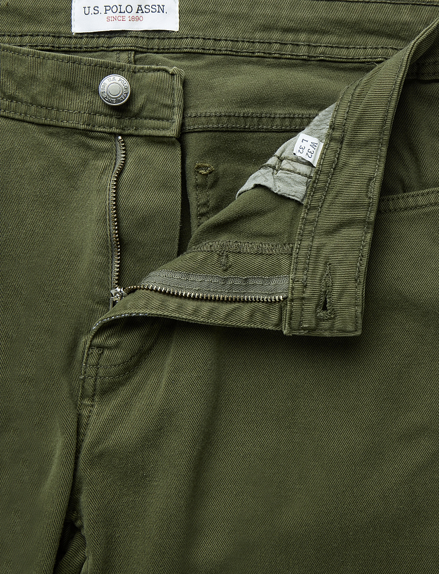 U.S. Polo Assn. - UMDANNY PANTS WVN - freizeithosen - forest night - 2