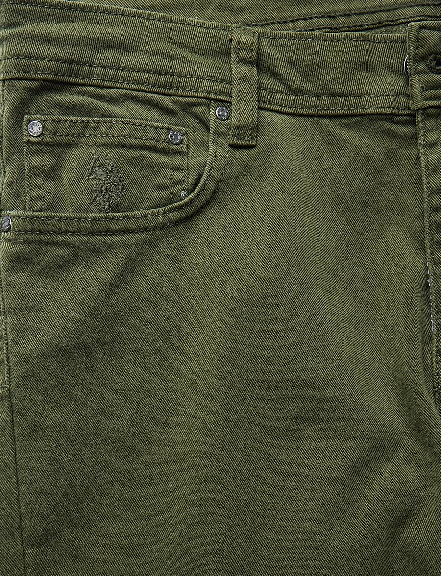 U.S. Polo Assn. - UMDANNY PANTS WVN - freizeithosen - forest night - 3