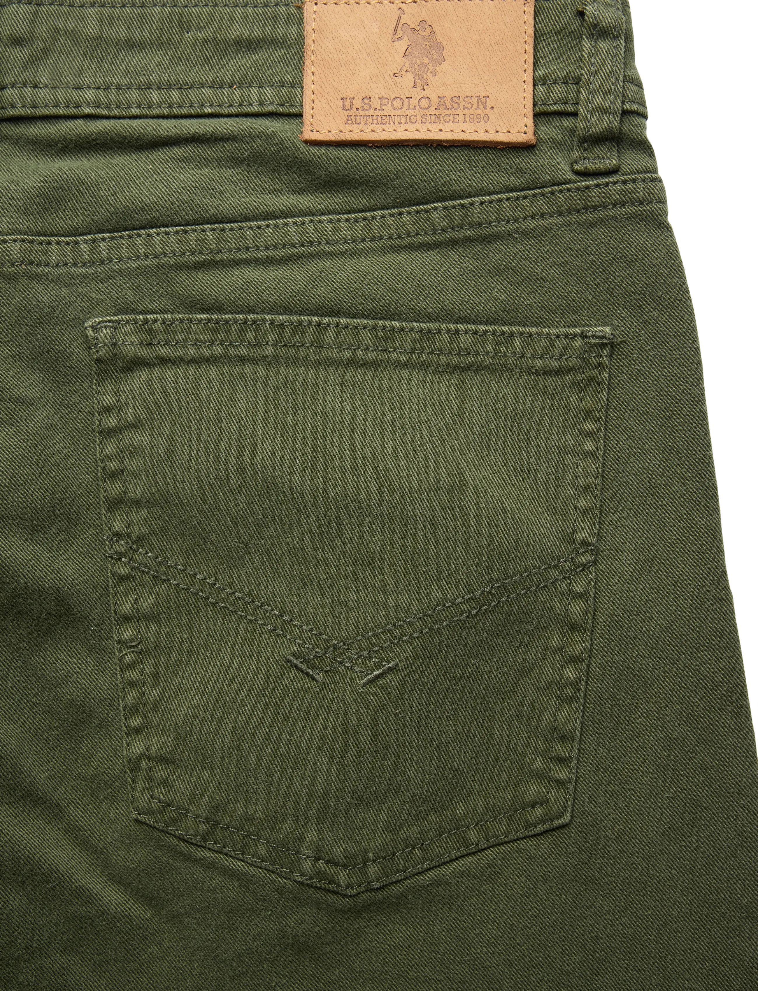 U.S. Polo Assn. - UMDANNY PANTS WVN - freizeithosen - forest night - 4
