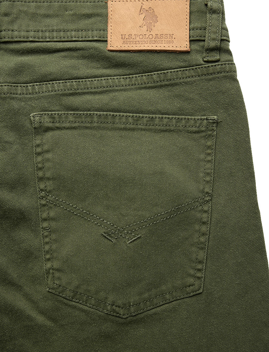 U.S. Polo Assn. - UMDANNY PANTS WVN - freizeithosen - forest night - 4